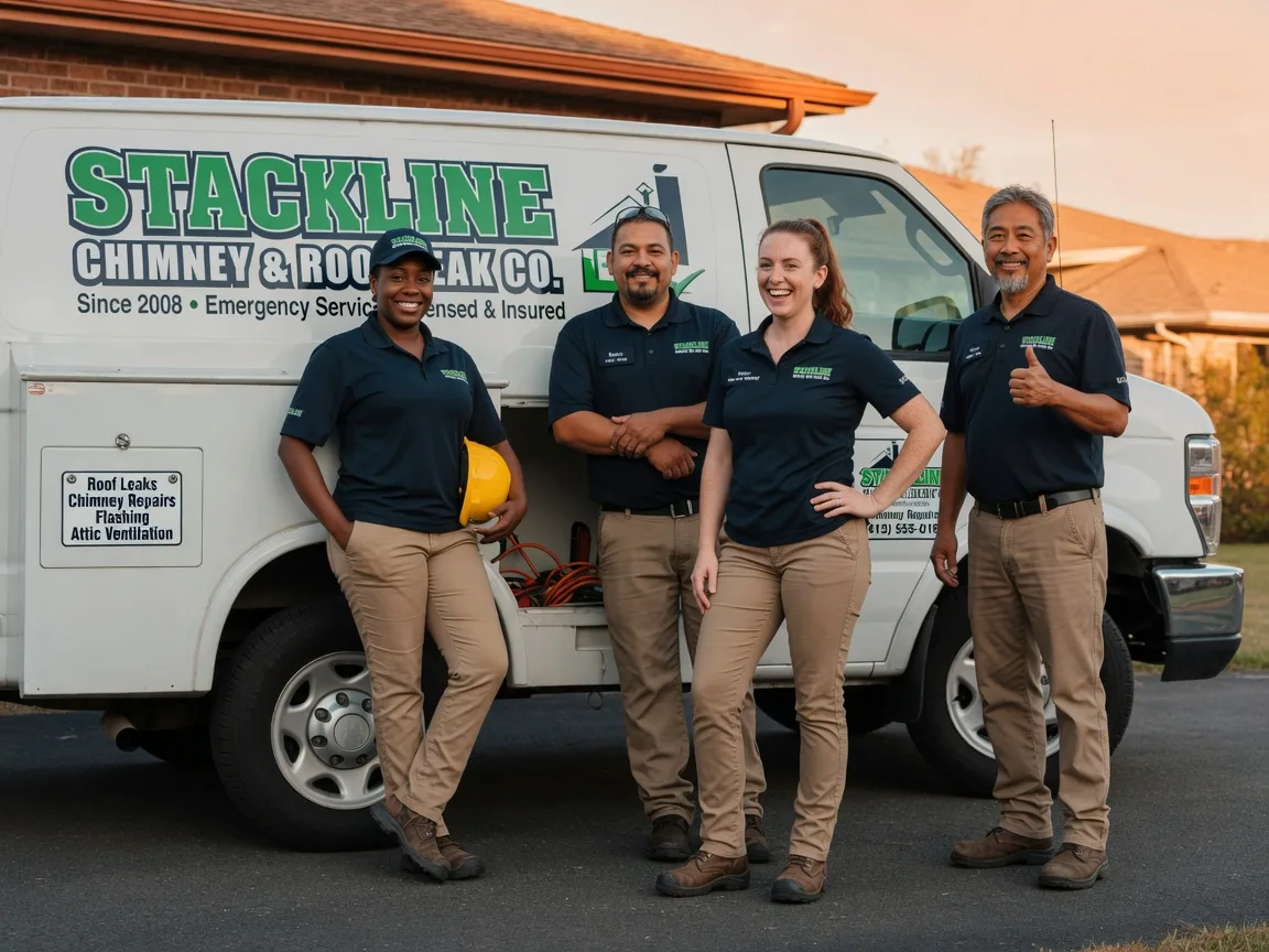 Chimney flashing repair company in Junction, TX